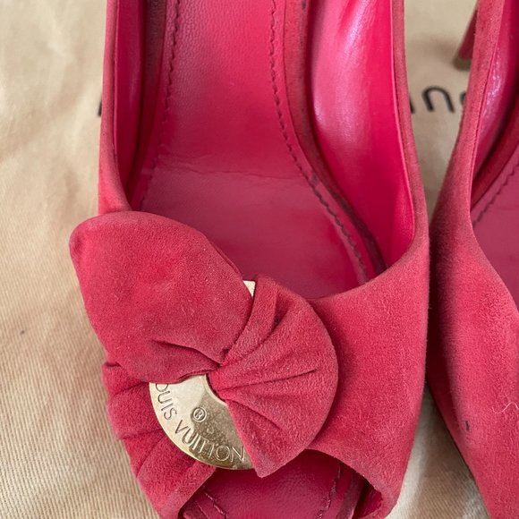 Louis Vuitton open toe pumps size 9 (40) - Picture 7 of 9